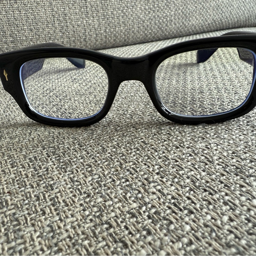 Black Rectangular Eyeglasses - image 2
